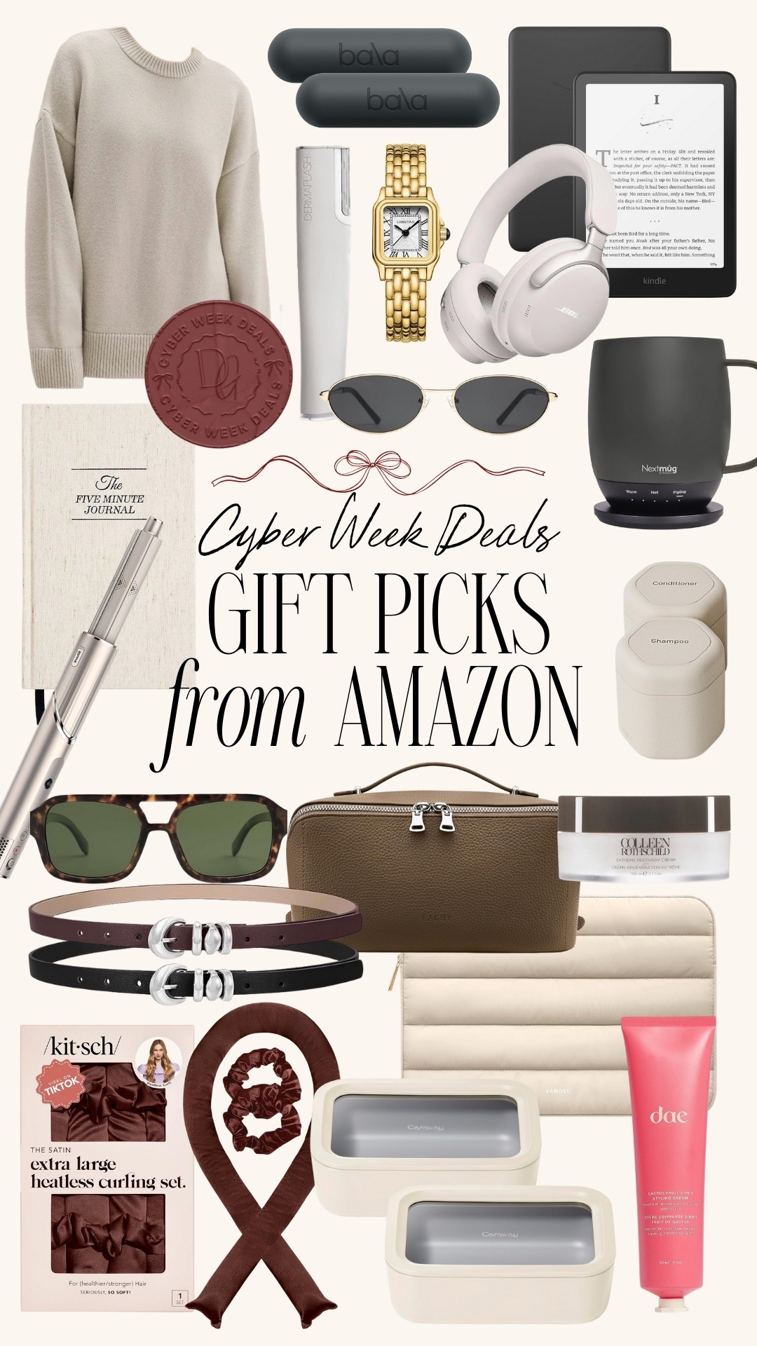 Amazon Cyber Monday deals |Holiday gift guide, gift ideas, gifts for her, gifts for him, splurge gifts, stocking supper ideas, Amazon gifts, gifts from Amazon, Amazon gift guide

#LTKHoliday #LTKGiftGuide #LTKCyberWeek