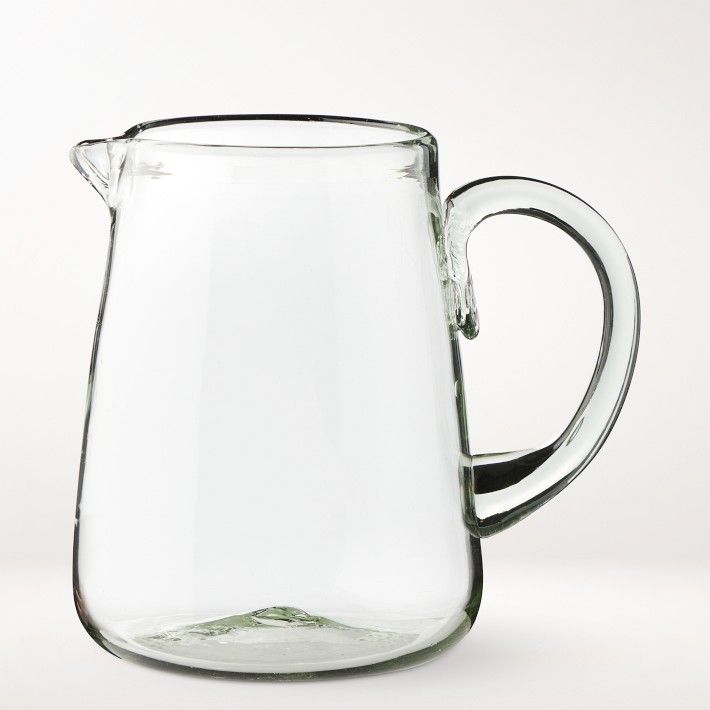 Handcrafted Recycled Glass Pitcher | Williams-Sonoma