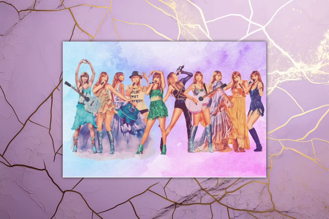 Taylor Swifties Eras Tour MULTI SIZES Horizontal Concert Poster Satin Finish Watercolor Pastel Po... | Etsy (US)