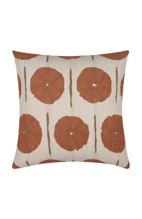 Elaine Smith Solstice Jacquard Indoor & Outdoor Woven Accent Pillow in Papaya at Nordstrom, Size 20X20 | Nordstrom
