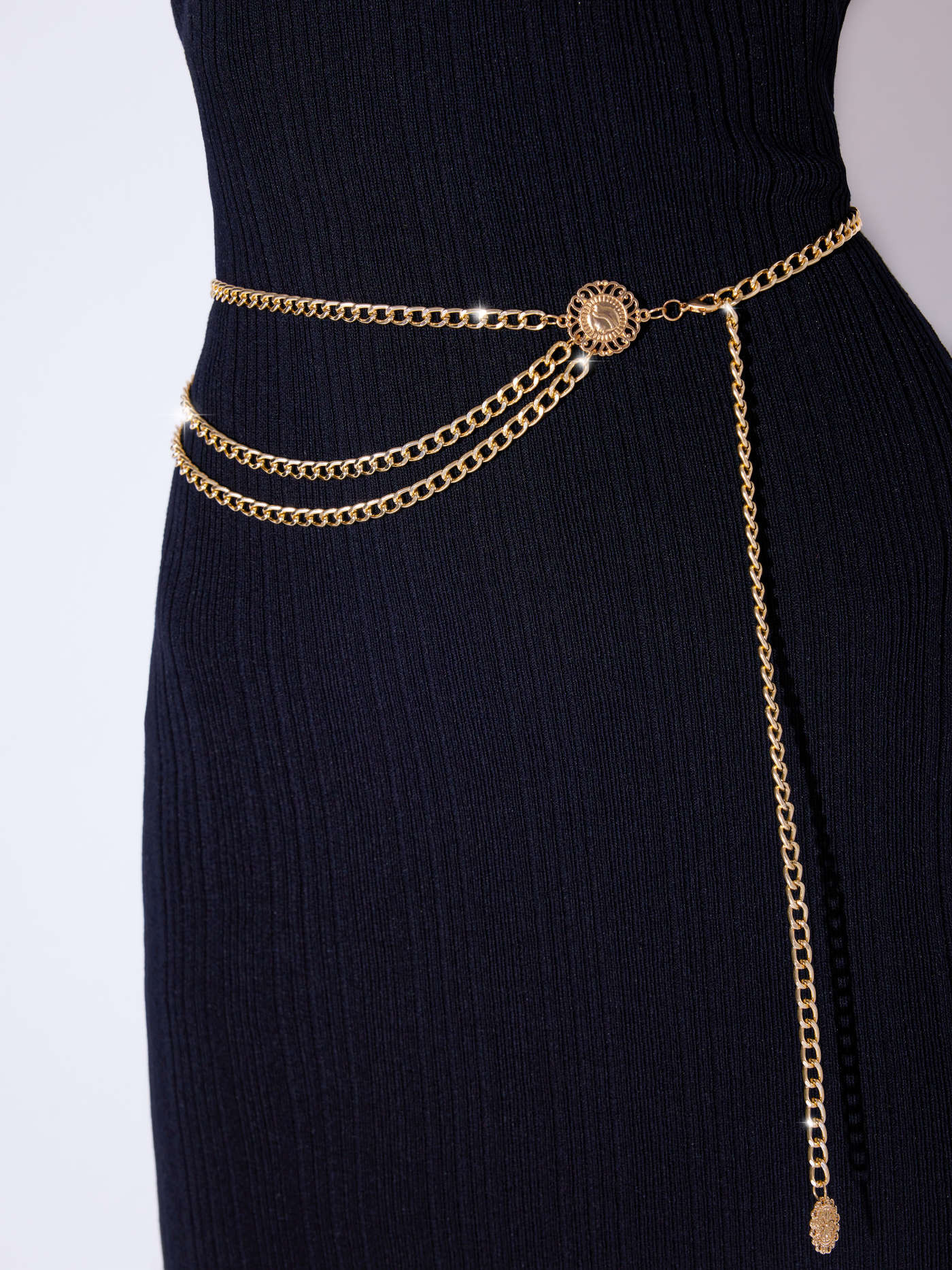 Metal Layered Waist Chain For Music Festival/Live House Party/Clubbing Beach | Cider