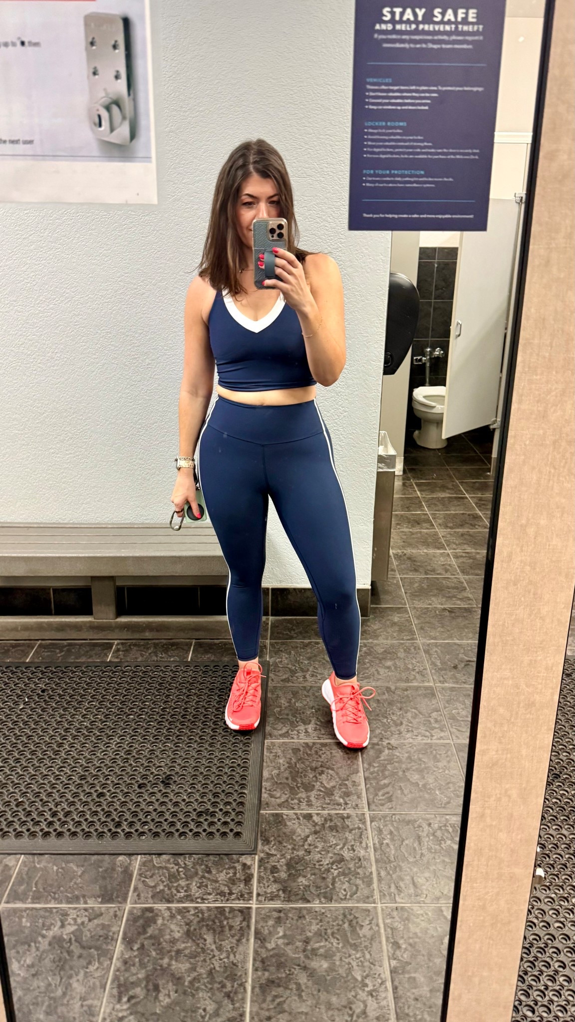 In a medium workout top and medium tall legging 

#LTKOver40 #LTKActive #LTKMidsize