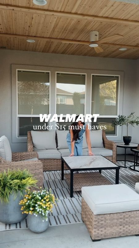 Walmart must haves under $15!! Boujee on a budget! Can’t wait for summer parties with family and friends! I love our new patio!

#LTKsalealert #LTKSeasonal #LTKhome