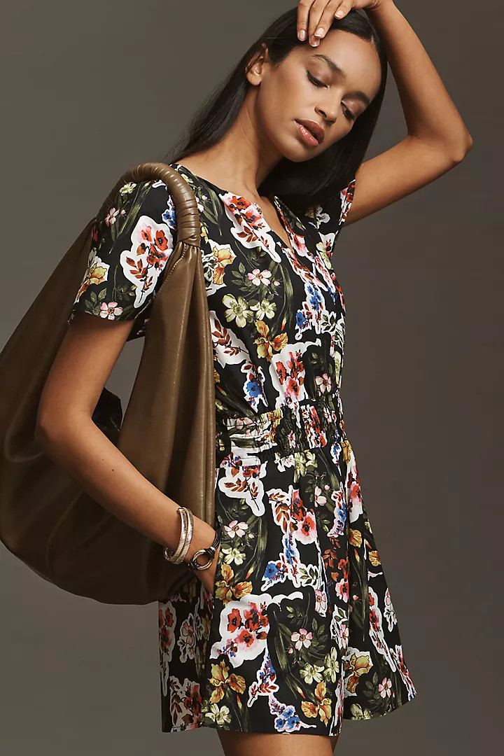 The Somerset Poplin Romper | Anthropologie (US)