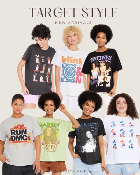 New graphic tees from target 

Target style, Target fashion, new at target 

#LTKstyletip #LTKfindsunder50