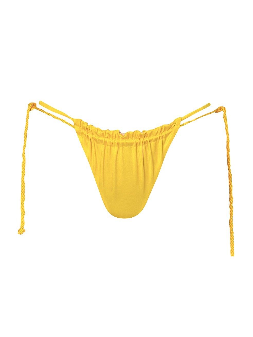 BAOBAB Lula Ruched Bikini Bottom | Saks Fifth Avenue