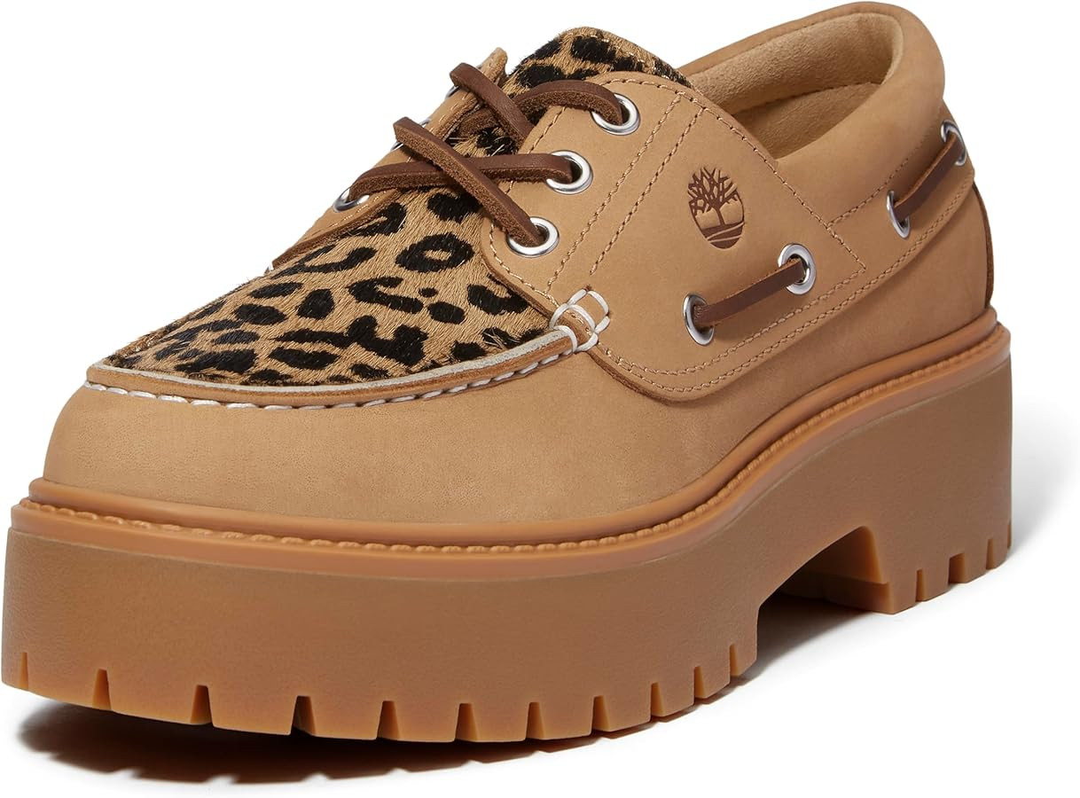Timberland Womens Stone Street Platform Boat Shoe | Amazon (US)