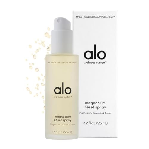 ALO Magnesium Oil Spray | Sleep & Relaxation + Muscle Recovery | Fast-Absorbing Magnesium with Valerian Root, Arnica & Essential Oils | Non-Sticky Body & Pillow Mist | 3.2 oz | Amazon (US)