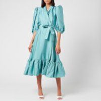 Stine Goya Women's Chinie Wrap Dress - Aqua - XS | Coggles (Global)