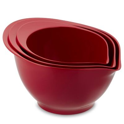Melamine Mixing Bowls with Spout, Set of 3 | Williams Sonoma | Williams-Sonoma