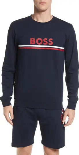 Essential Logo Cotton Sweatshirt | Nordstrom