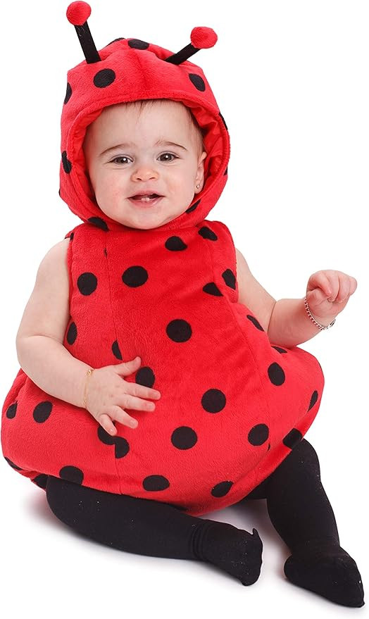 Dress Up America Baby Ladybug Costume – Toddler Cute Lady-Bug Infant Costume | Amazon (US)
