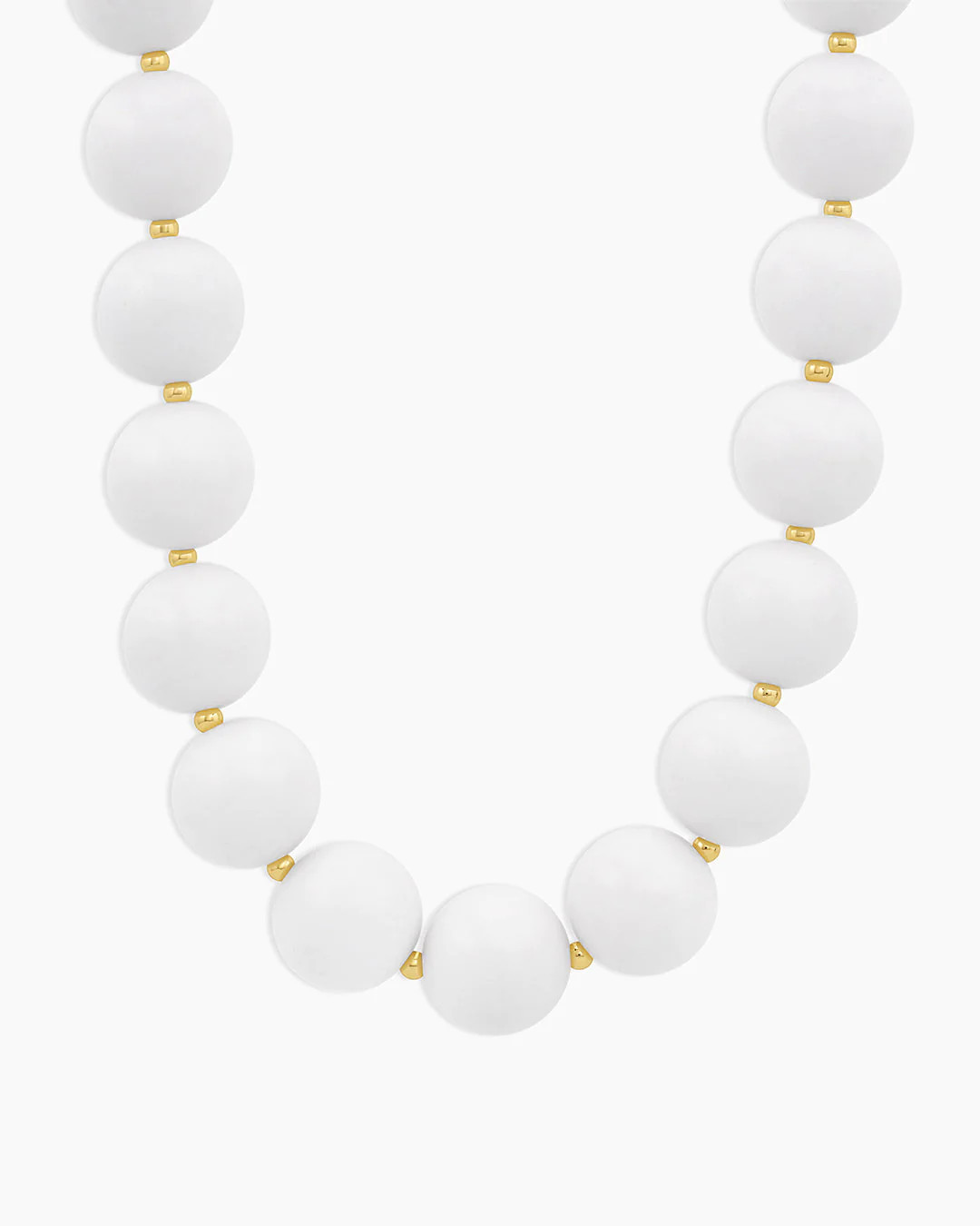 Iris Statement Necklace (White) | Gorjana