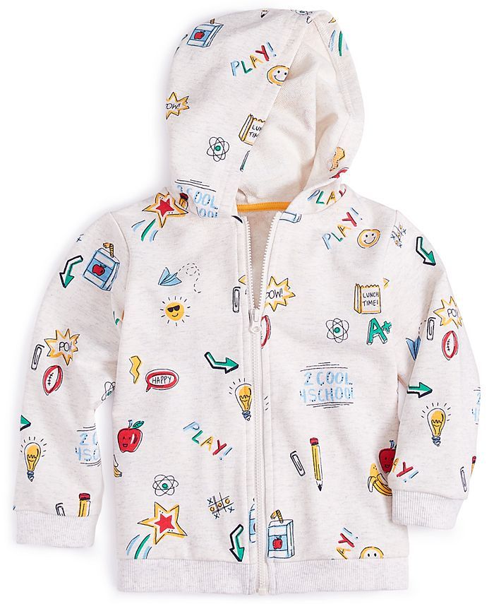 First Impressions Toddler Boys Doodle Zip Hoodie, Created for Macy's & Reviews - Sweaters - Kids ... | Macys (US)