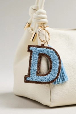 Varsity Monogram Bag Charm | Anthropologie (US)