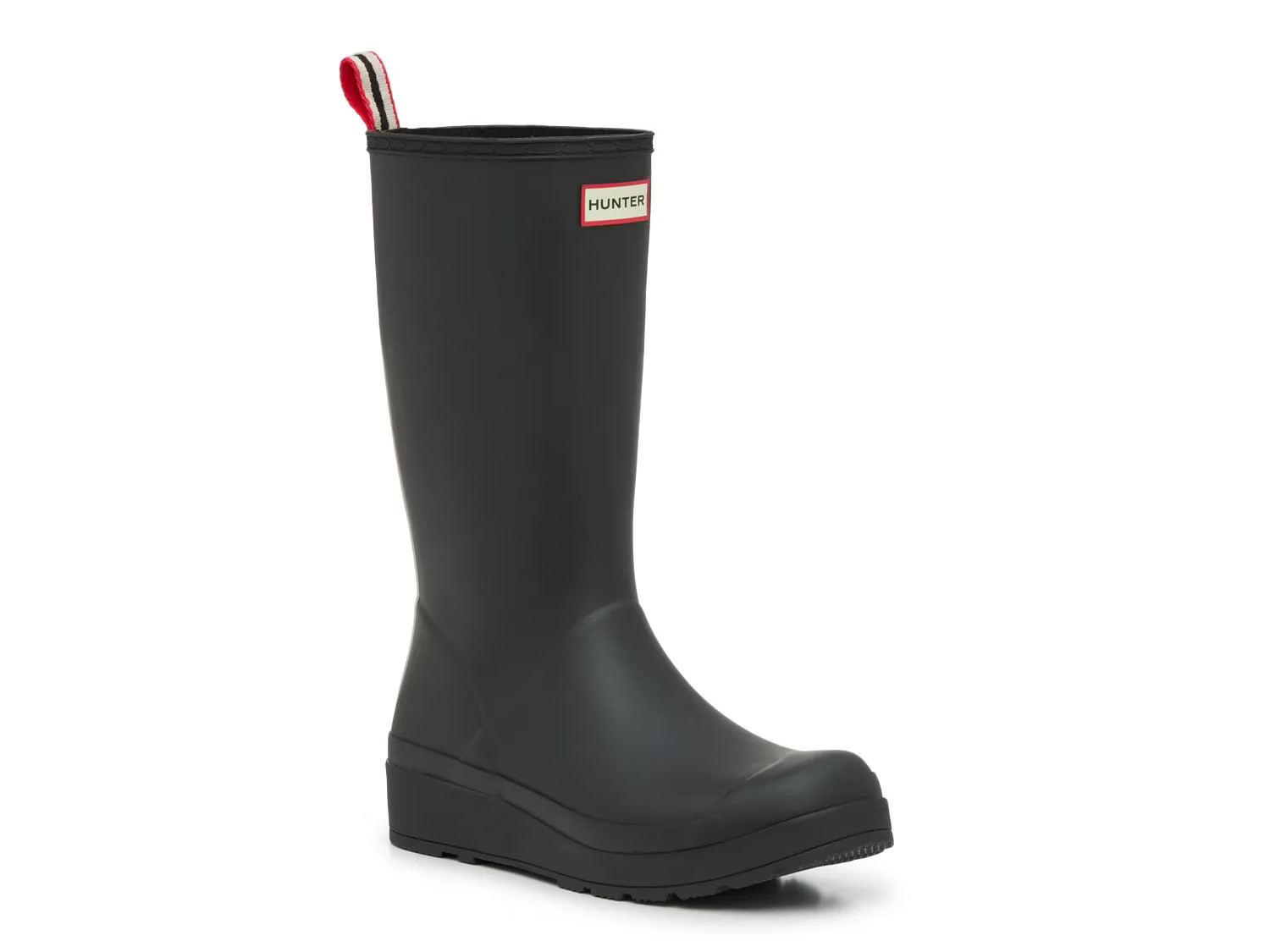 HUNTER Play Tall Rain Boot | Women's | Black | Size 6 | Boots | DSW