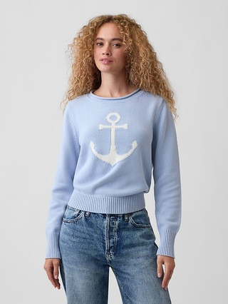 Rollneck Intarsia Sweater | Gap Factory