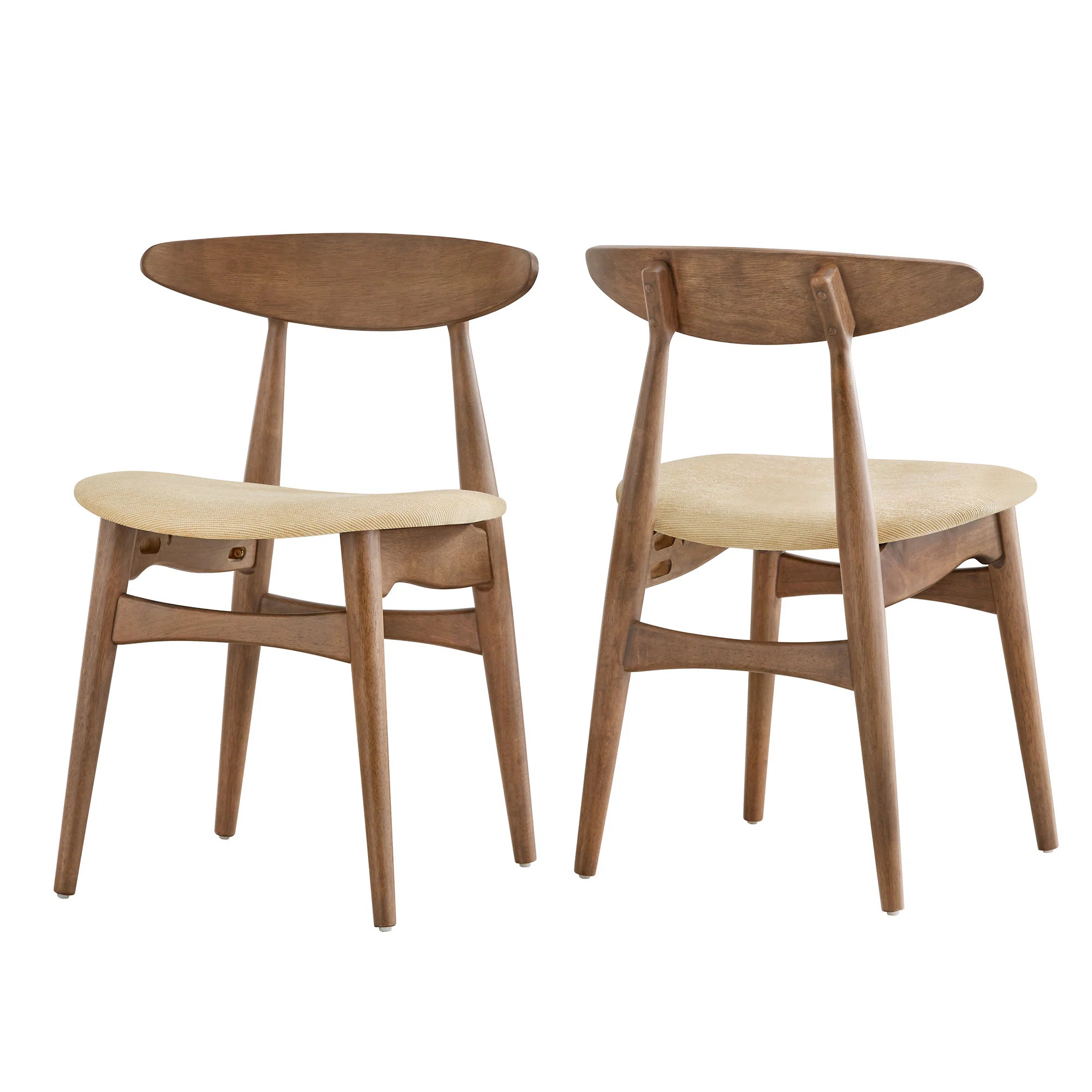 Gallman 18.5'' H Fabric Upholstered Side Chair (Set of 2) | Wayfair North America