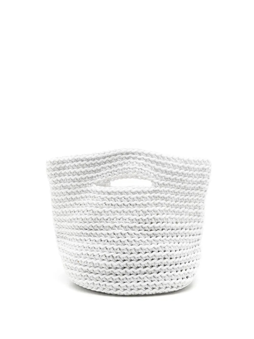 Nannacay Nirvana Knitted Small Tote Bag | Grey | FARFETCH AU | Farfetch Global