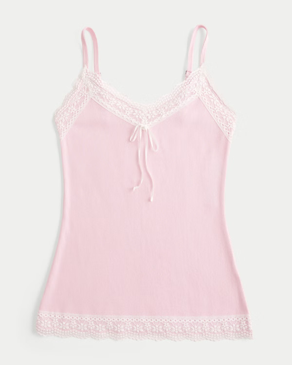 Lace Trim Cami | Hollister (US)