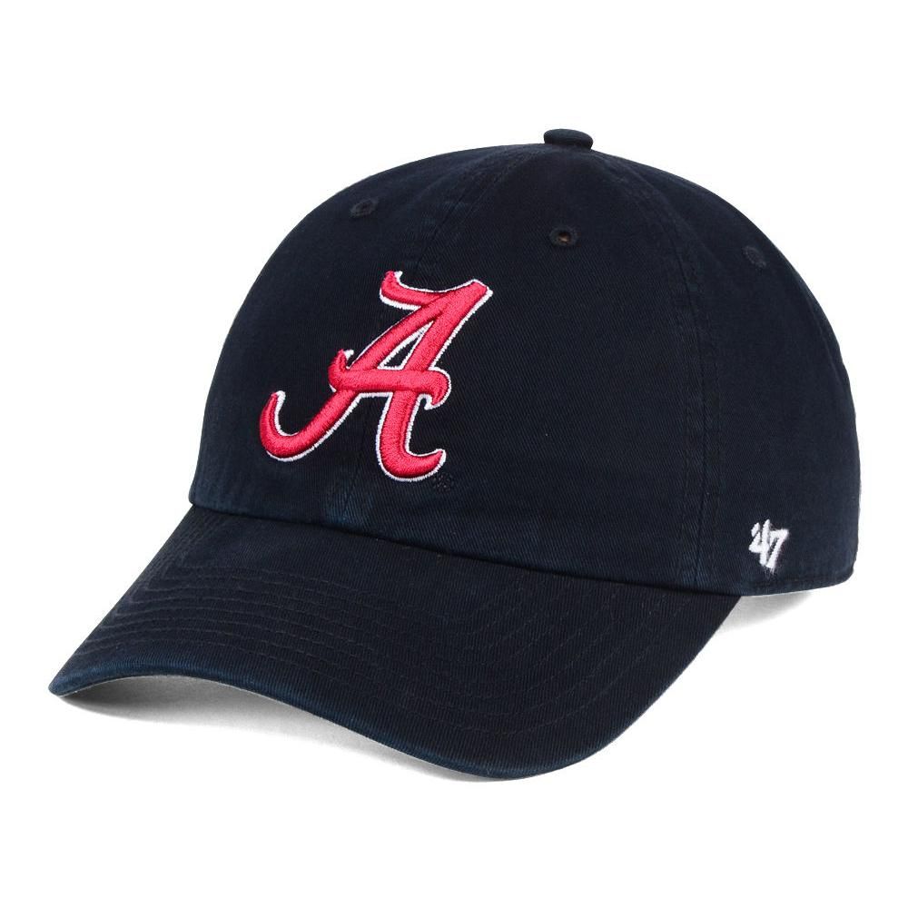 Alabama Crimson Tide '47 Clean Up Adjustable Hat - Black | Fanatics