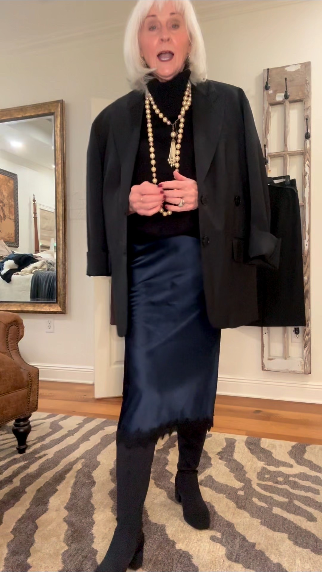 It’s fun to step out of your comfort zone during the holidays! I love incorporating pieces that I’ve had forever with new pieces for a new look  

#LTKHoliday #LTKFindsUnder100 #LTKOver40