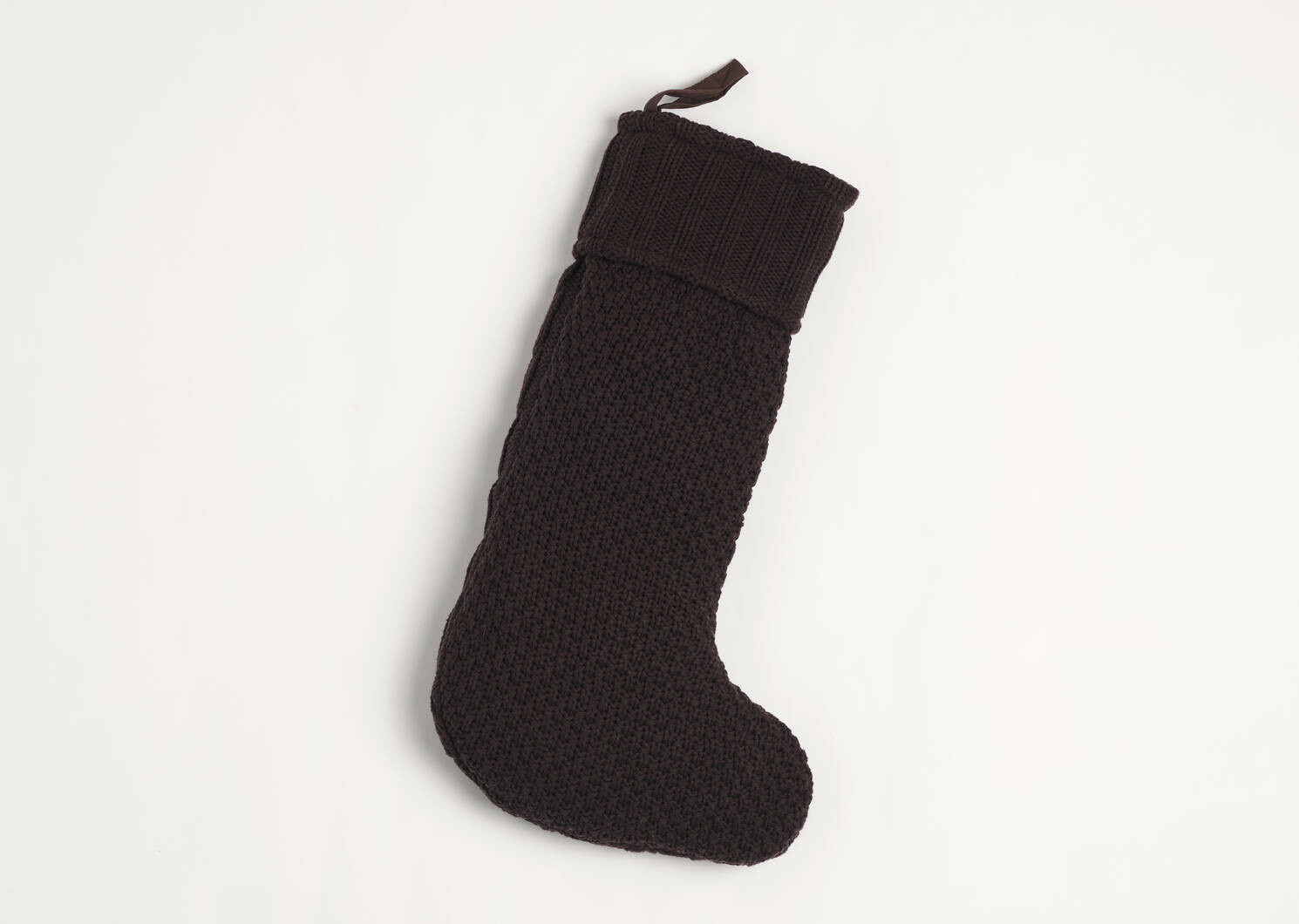 Atley Knit Stocking Brown | Urban Barn