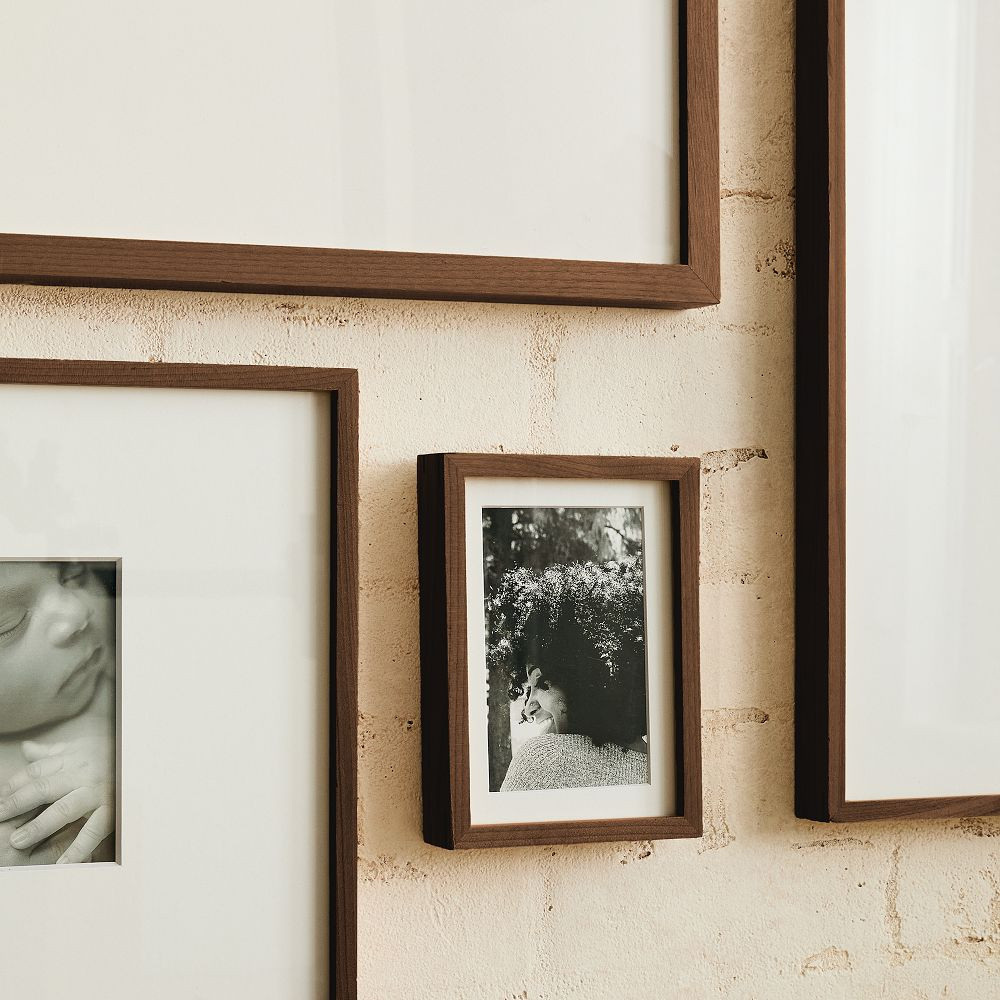 Multi-Mat Wood Gallery Frames - Walnut | West Elm (US)
