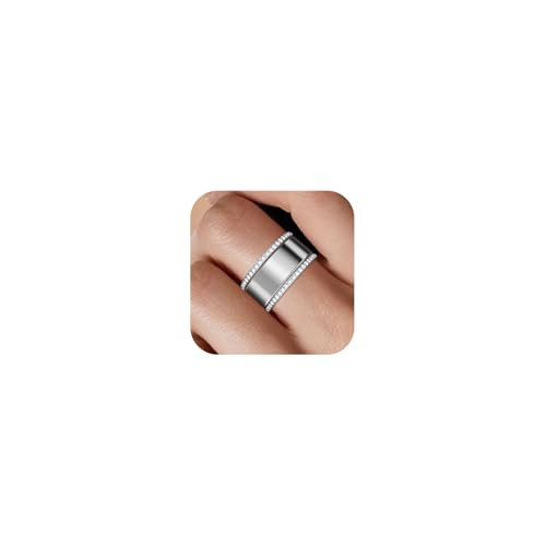ZOOROO 2-Pack 14K Gold Plated Stacking Rings for Oura Ring Gen 4/Oura Ring Gen 3, Cubic Zirconia Simulated Diamond Oura Stack Rings for Women | Amazon (US)