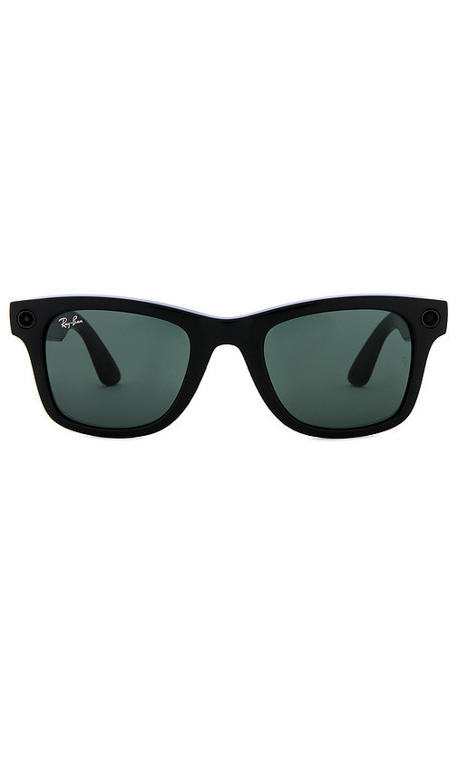 Ray-Ban Meta Smart Glasses in Shiny Black. Size all. | Revolve Clothing (Global)