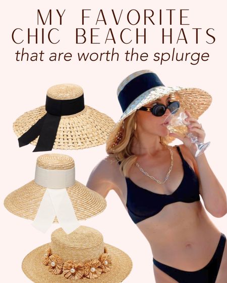 The best high-quality hats you should buy! Don't hesitate to splurge on these chic beach essentials, as they'll keep you looking fabulous under the sun for seasons to come. #BeachHats #SplurgeWorthy #BeachFashion #FashionEssentials 

#LTKSeasonal #LTKtravel #LTKstyletip