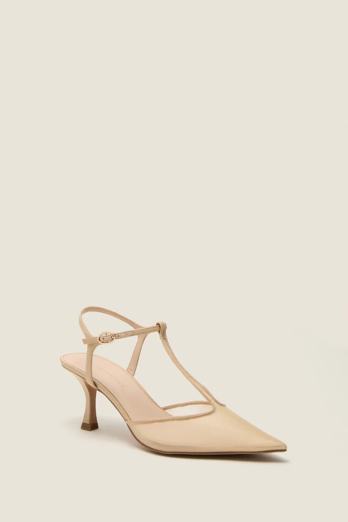 Nude Mesh Margot Heels | Tuckernuck (US)