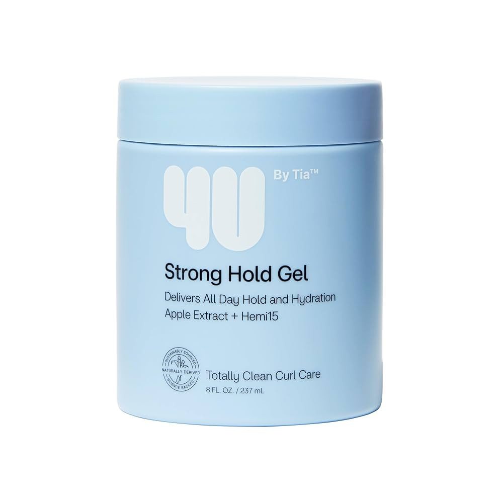4U by Tia Strong Hold Hair Gel for Men & Women - Green Apple Hemi-15 Styling Ointment - Sulfate F... | Amazon (US)