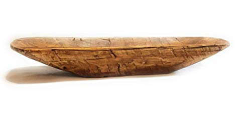 18.5"-20.5" Long Baguette Dough Bowl, Decorative Bowl, Table Center Piece, Decorative Wood Bowl T... | Amazon (US)