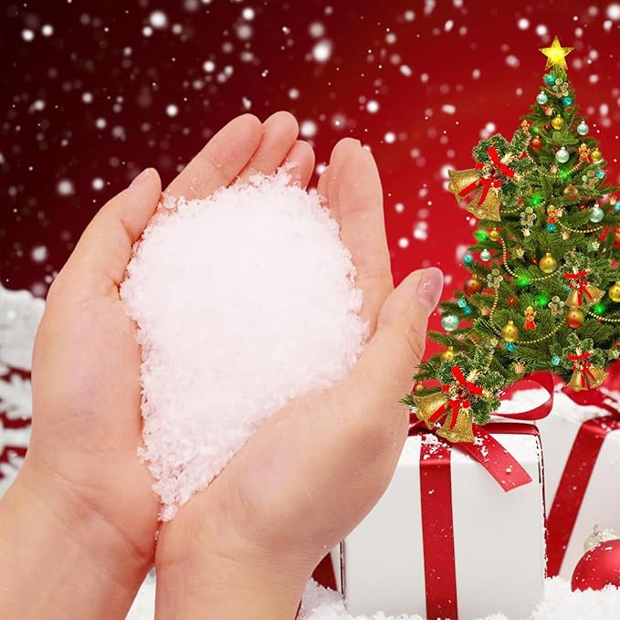 5.3 Ounces Fake Snow Decoration - Artificial Snow for Christmas Decorations Fake Snow Village Cra... | Amazon (US)