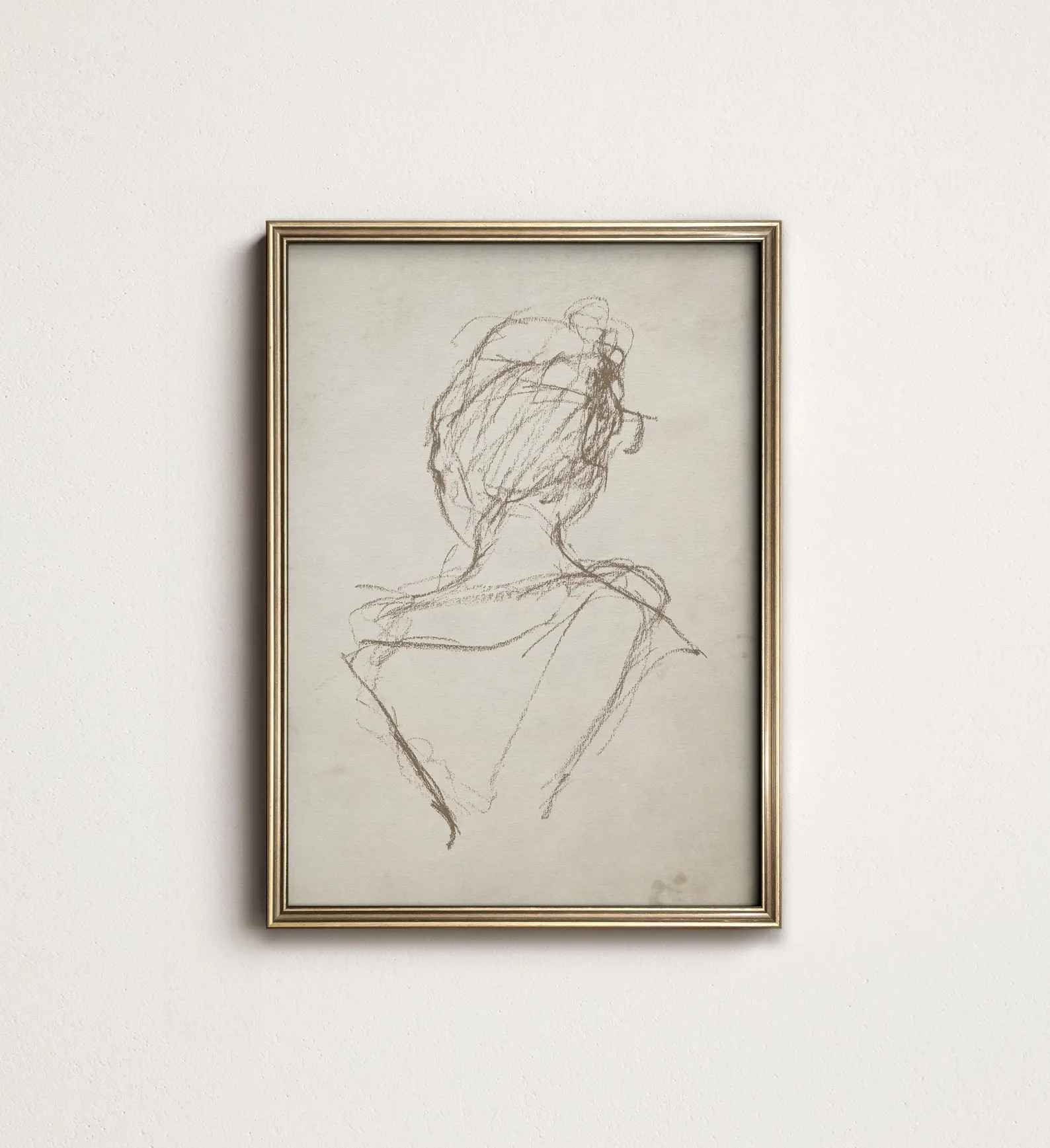 Neutral Woman Sketch Art Print: Minimalist French Country Decor (Digital Download PRINTABLE) SK1-... | Etsy (Global)