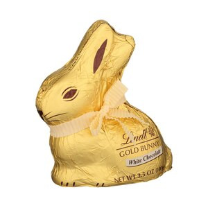 Lindt White Chocolate Gold Bunny, 3.5 OZ | CVS Health