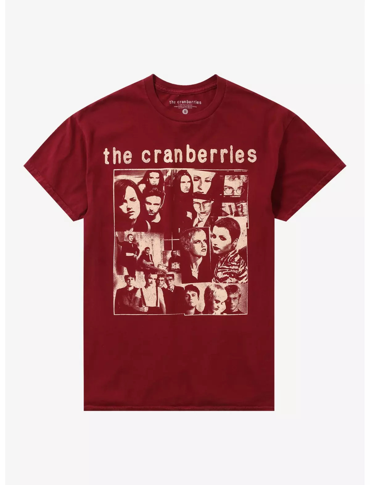 The Cranberries Band Photo Collage Maroon T-Shirt | Hot Topic | Hot Topic