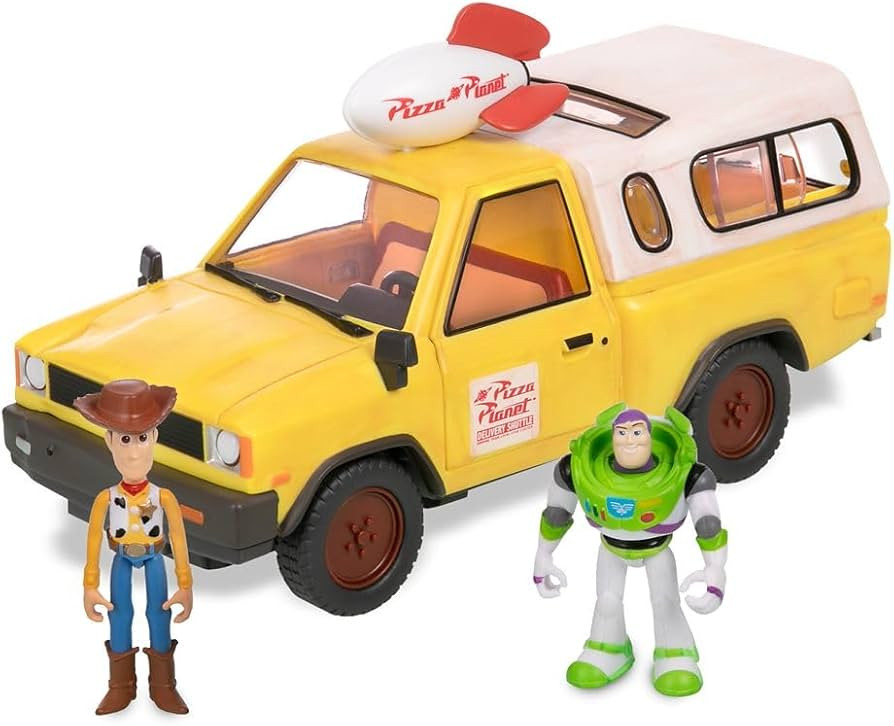 Disney Store Official Pizza Planet Truck with Lights & Sounds - Toy Story Action Figures Set Incl... | Amazon (US)