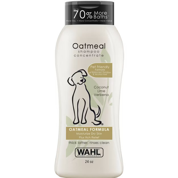 Wahl Oatmeal Formula Coconut Lime Verbena Pet Shampoo Concentrate - 24 fl oz | Target