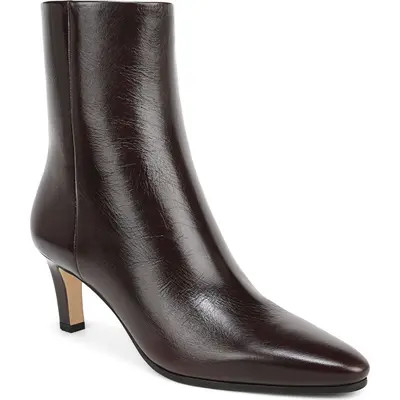 Veronica Beard Agnes Bootie in Black Leather at Nordstrom, Size 5 | Nordstrom