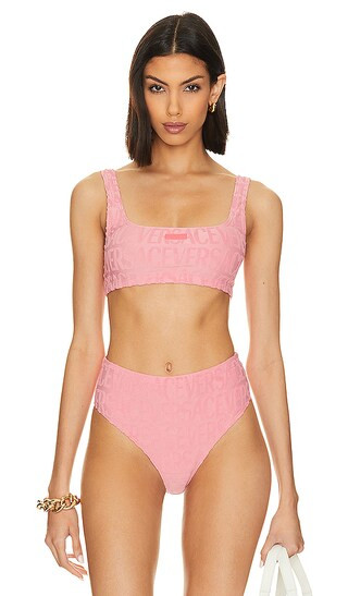 La Vacanza Bikini Top in Pink | Revolve Clothing (Global)