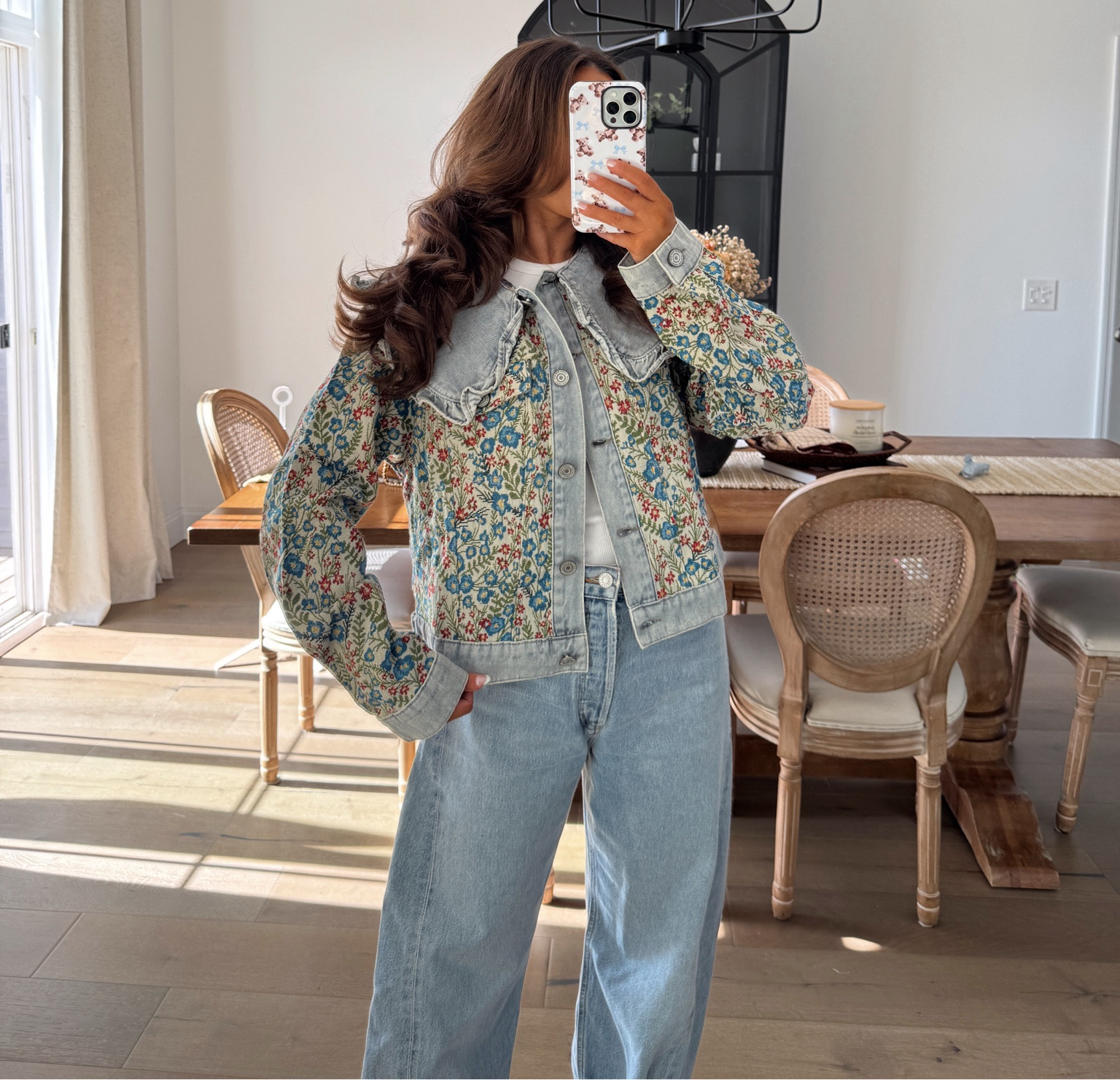 Where rugged denim meets soft florals — the sweetest fall statement 🌸💙

#LTKStyleTip #LTKSeasonal #LTKTravel