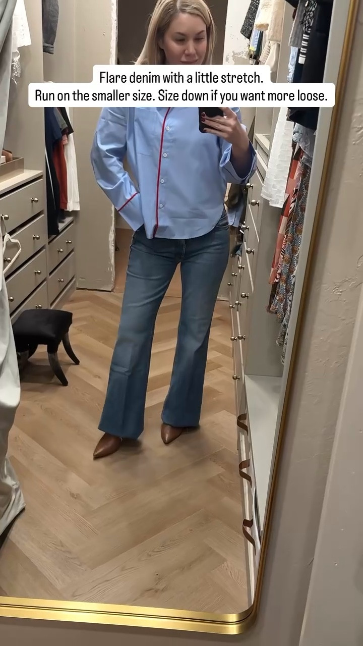 Obsessed with this pajama top!
**Jeans run small but stretch**
Obviously too long but had to share!

#LTKValentine 

#LTKootd #LTKdayinmylife