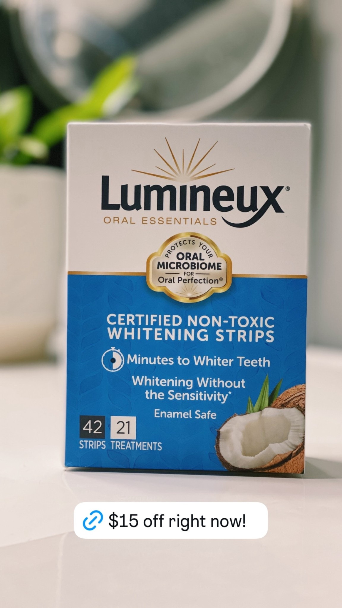 $15 off my teeth whitening strips right now! I use these because they’re all natural but I LOVE that they actually work!

#LTKselfcare #LTKBeauty