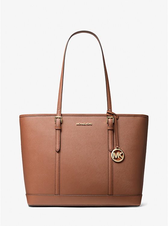 Jet Set Travel Large Saffiano Leather Tote Bag | Michael Kors US