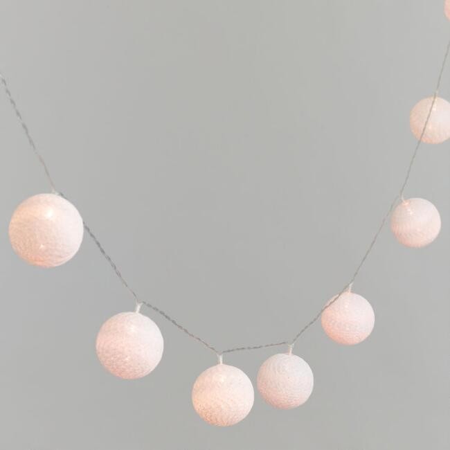 White Cotton Orb 30 Bulb Solar LED String Lights
							var ensTmplname="White Cotton Orb 30 Bulb... | World Market