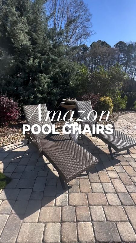 I loveee these pool lounge chairs! So comfortable and look great! 

#poolchairs #amazonfind

#LTKSeasonal #LTKhome #LTKVideo