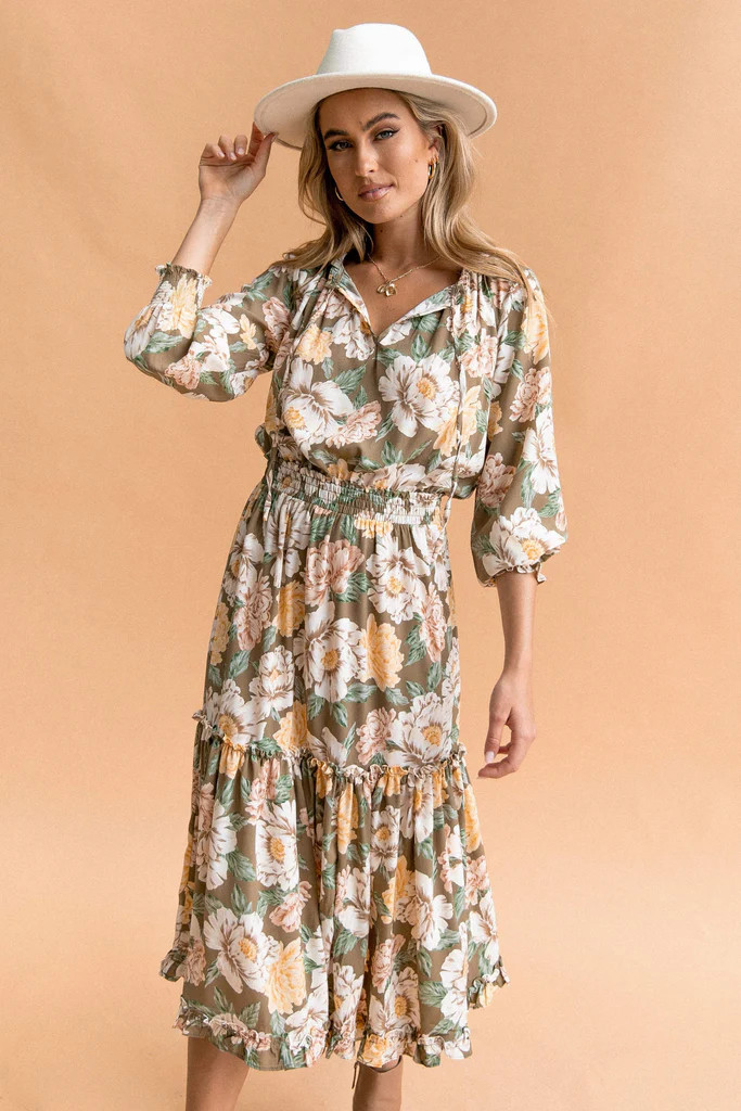 Gerif Dress - Olive | Petal & Pup (US)