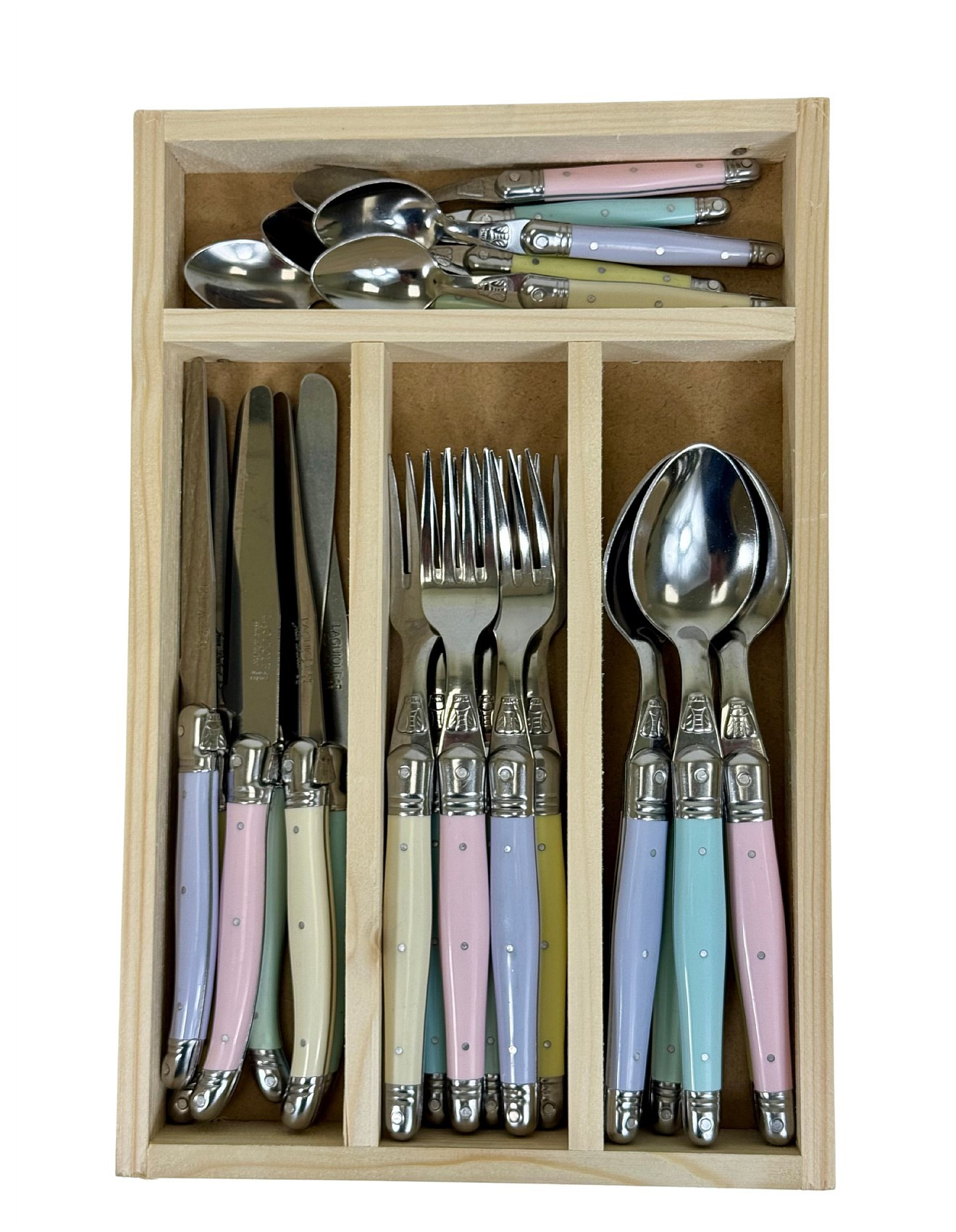SIMPLICITE 24PC CUTLERY SET PASTEL (FP) | David Jones (Australia & New Zealand)